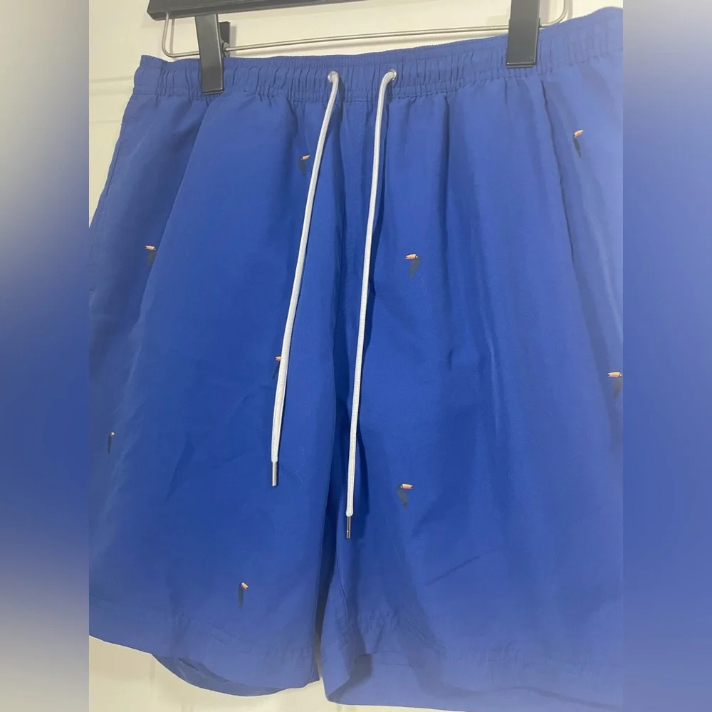 Daniel Cremieux ☀️🏖️ Classic Blue and White Swim Trunks, size Large (EUC)